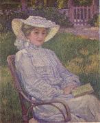 Theo Van Rysselberghe The Woman in White France oil painting artist